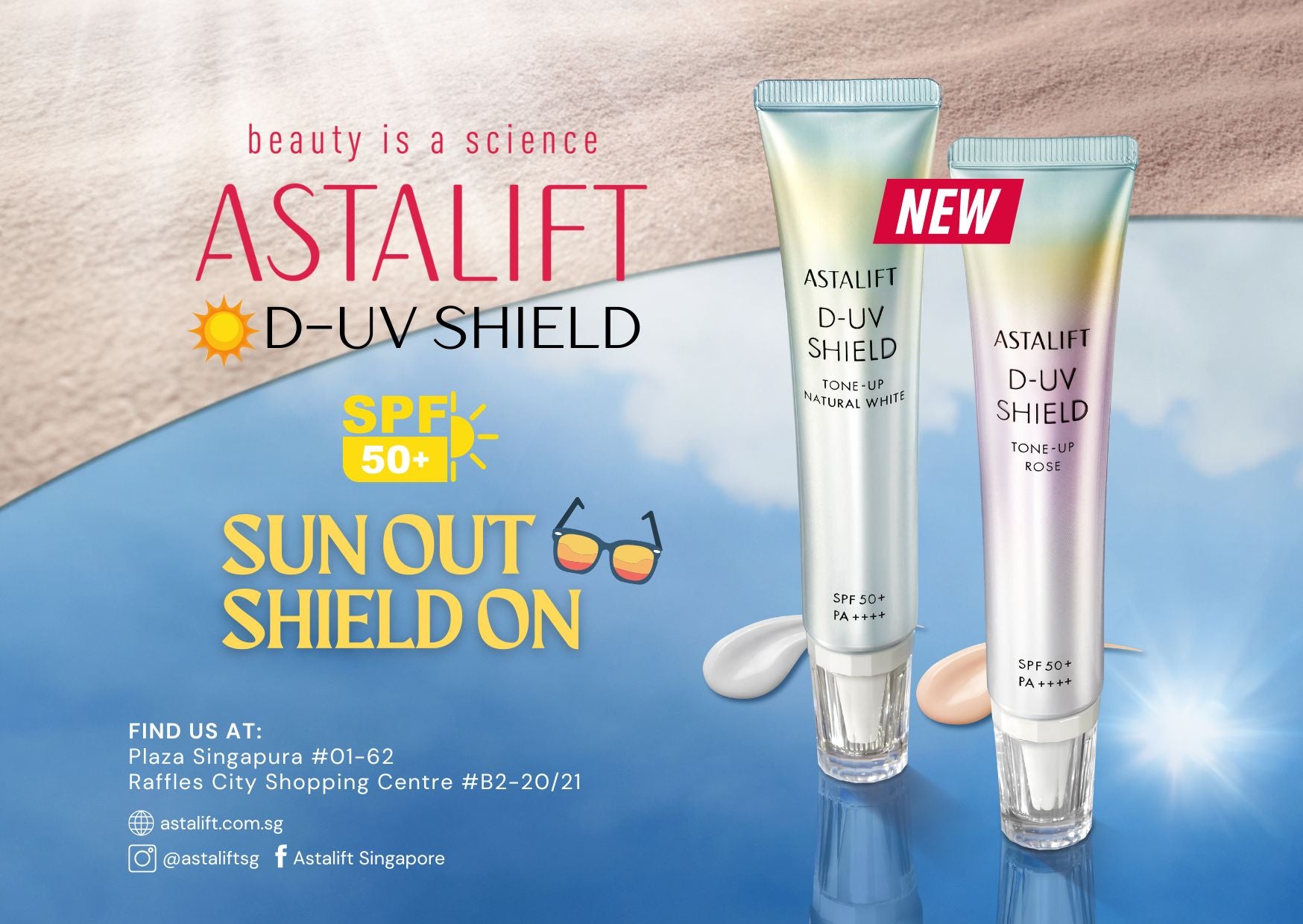 D-UV Shield Tone Up Rose SPF 50+ PA++++