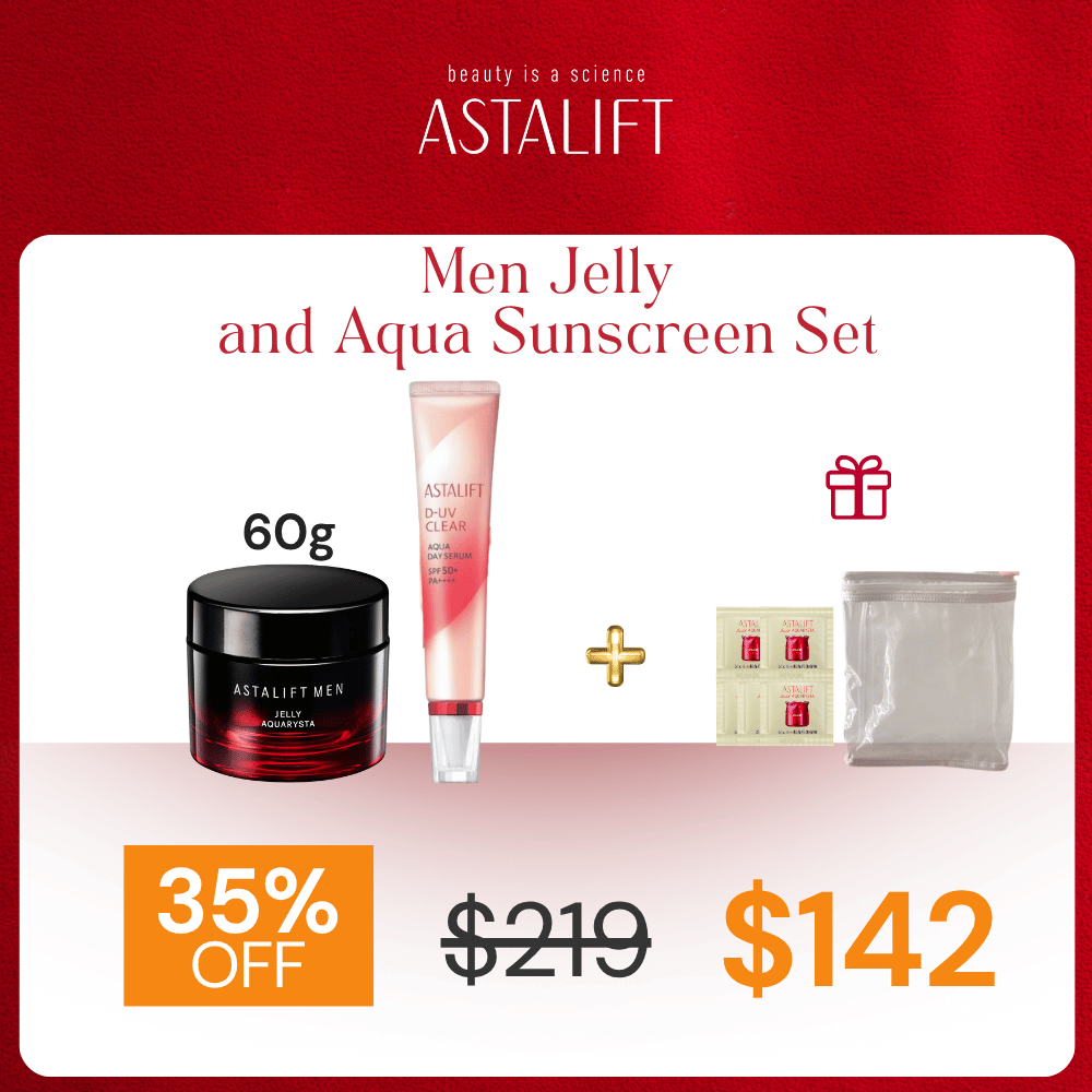 [F1 Men Exclusive] Men Jelly and D-UV Aqua Day Serum Set